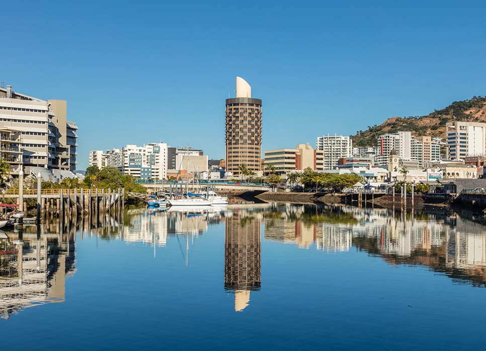 Townsville City view from the river